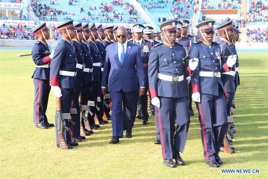 BOTSWANA-GABORONE-POLICE-ANNIVERSARY-CELEBRATION