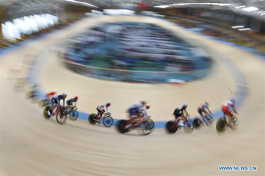 (SP)CHINA-TAIYUAN-2ND YOUTH GAMES-CYCLING TRACK-MEN'S OMNIUM(CN)