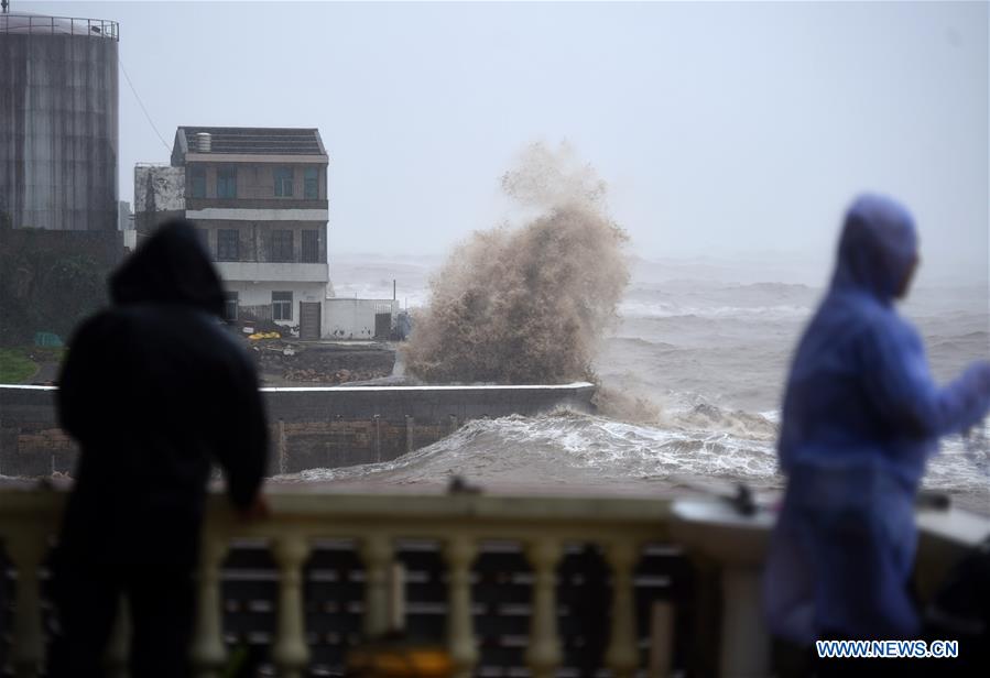 CHINA-ZHEJIANG-WENLING-TYPHOON-LEKIMA (CN)