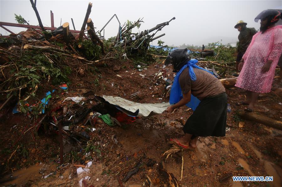 MYANMAR-MON STATE-MONSOON LANDSLIDE