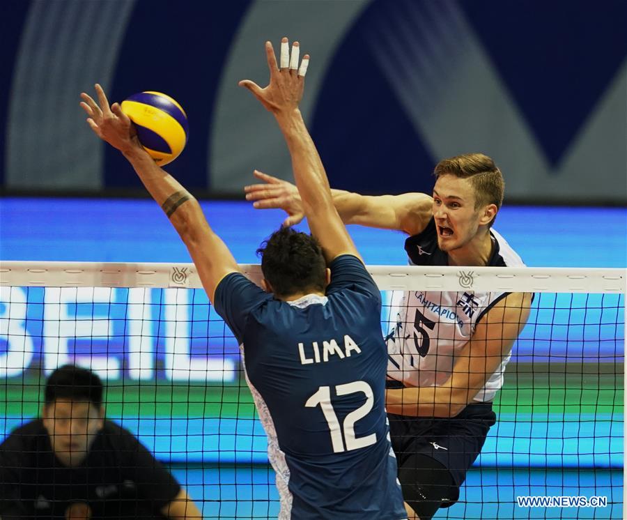 (SP)CHINA-NINGBO-FIVB-TOKYO VOLLEYBALL QUALIFICATION-FIN VS ARG(CN)