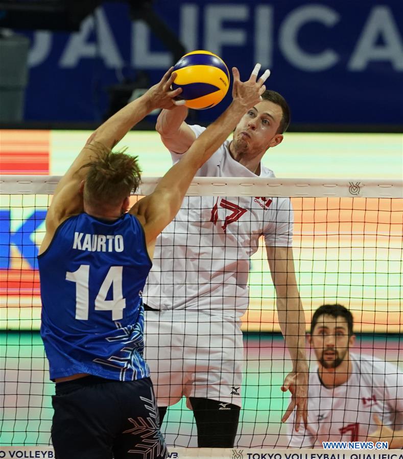 (SP)CHINA-NINGBO-FIVB-TOKYO VOLLEYBALL QUALIFICATION-FIN VS CAN (CN)