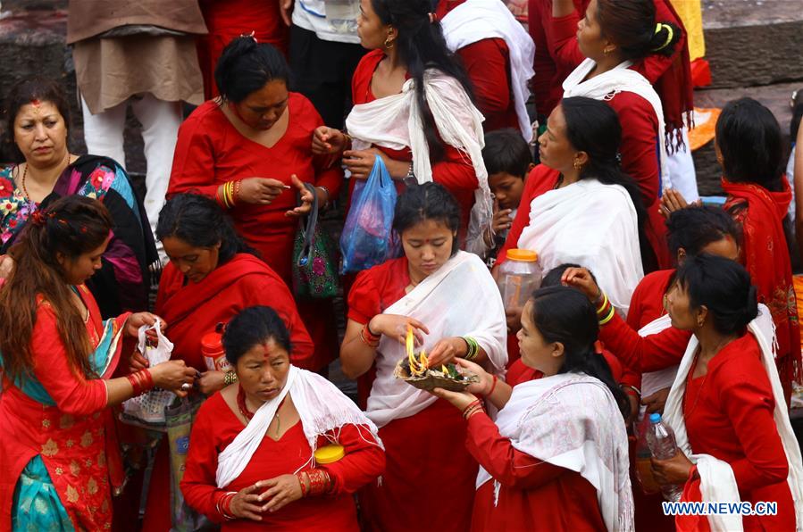 NEPAL-KATHMANDU-JANAI PURNIMA-FESTIVAL