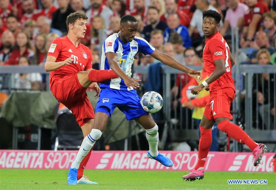 (SP)GERMANY-MUNICH-SOCCER-BUNDESLIGA-BAYERN MUNICH VS HERTHA