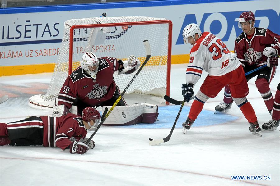 (SP)LATVIA-RIGA-HOCKEY-RAILWAYS CUP-DINAMO VS LOKOMOTIV