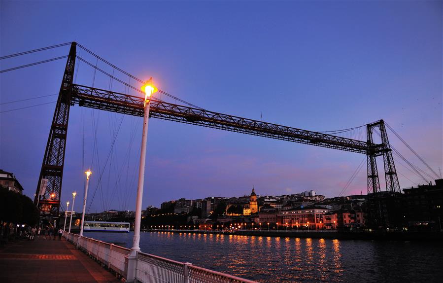 SPAIN-BASQUE-BISCAY-BRIDGE