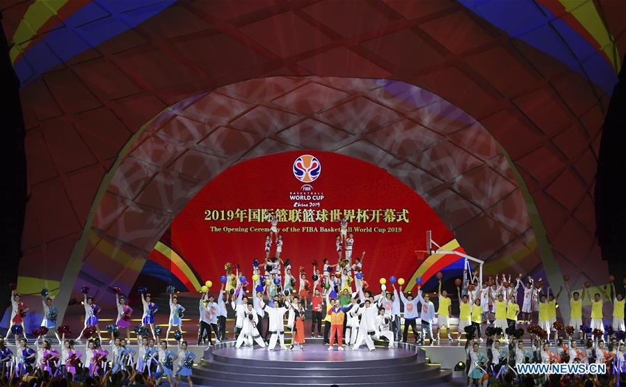 (SP) CHINA-BEIJING-FIBA BASKETBALL WORLD CUP-OPENING CEREMONY (CN)