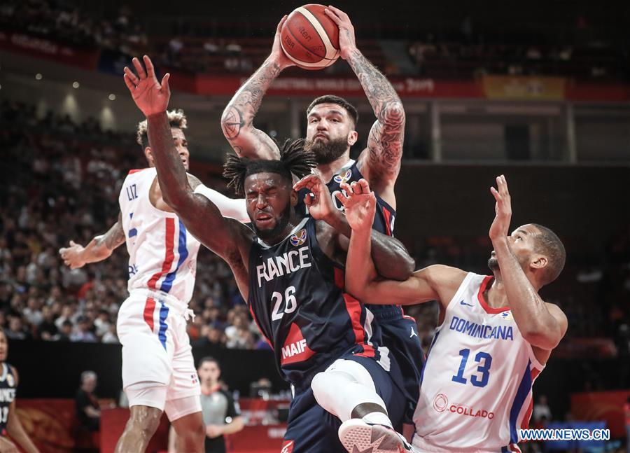 (SP)CHINA-SHENZHEN-BASKETBALL-FIBA WORLD CUP-GROUP G-DOM VS FRA (CN)