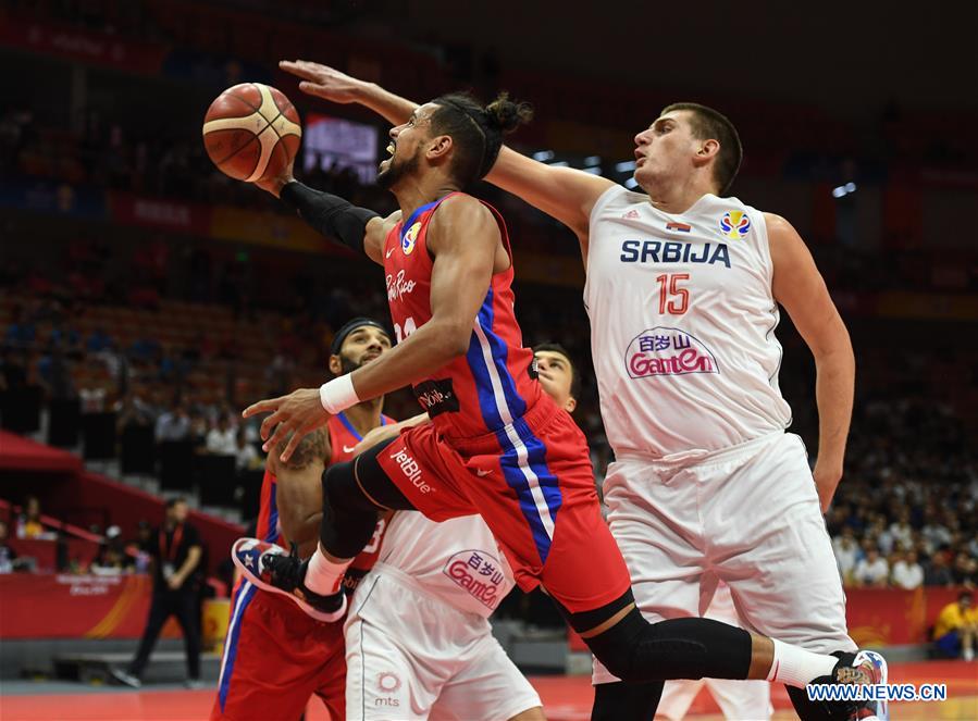 (SP)CHINA-WUHAN-BASKETBALL-FIBA WORLD CUP-GROUP J-SERBIA VS PUERTO RICO (CN)