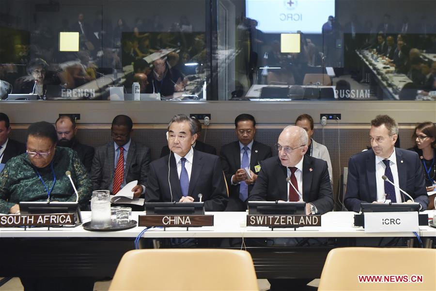 UN-WANG YI-COMMEMORATION-GENEVA CONVENTIONS-ANNIVERSARY