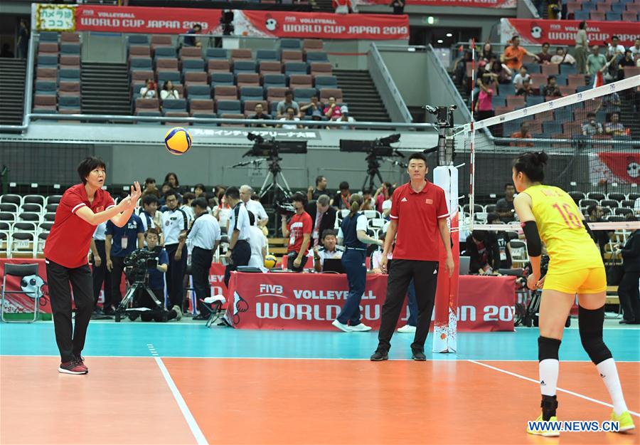 (SP)JAPAN-OSAKA-VOLLEYBALL-WOMEN'S WORLD CUP-CHN VS SRB