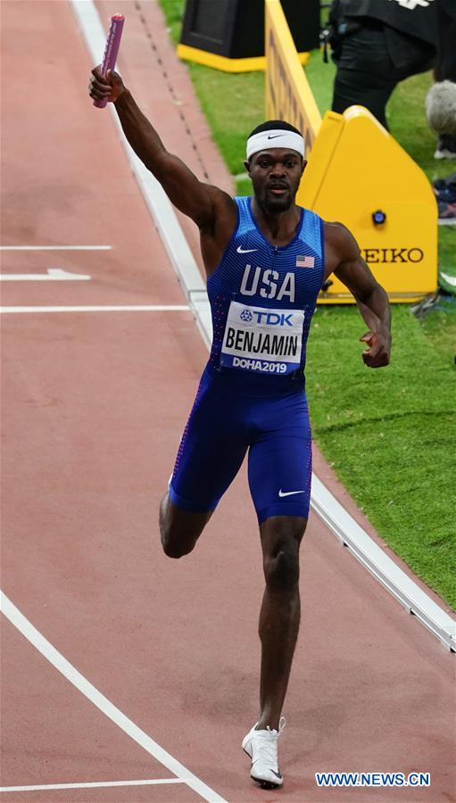 (SP)QATAR-DOHA-ATHLETICS-IAAF WORLD CHAMPIONSHIPS-MEN'S 4X400M RELAY