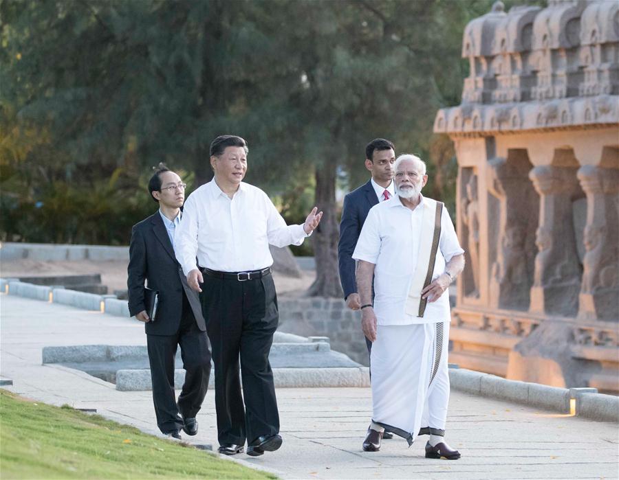 INDIA-CHENNAI-CHINA-XI JINPING-MODI-MEETING