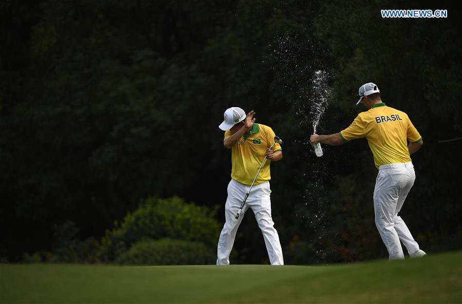 (SP)CHINA-WUHAN-7TH MILITARY WORLD GAMES-MEN-GOLF