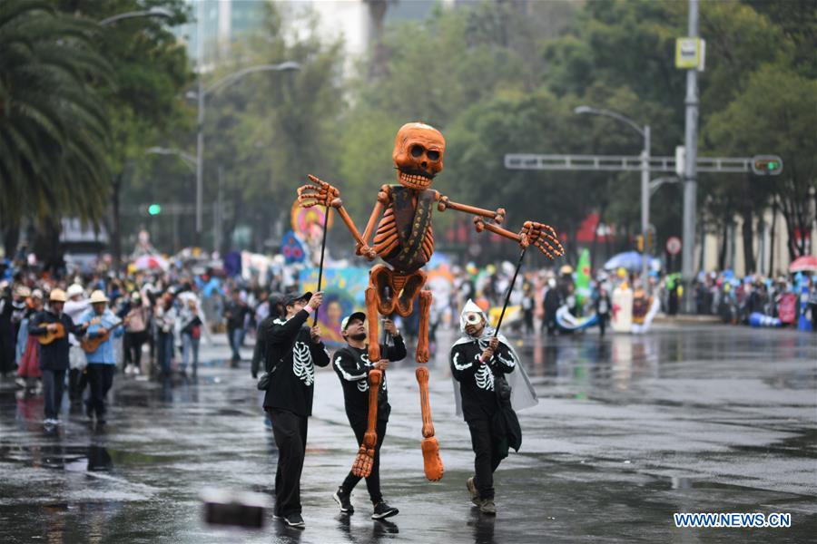 MEXICO-MEXICO CITY-DAY OF THE DEAD-PARADE