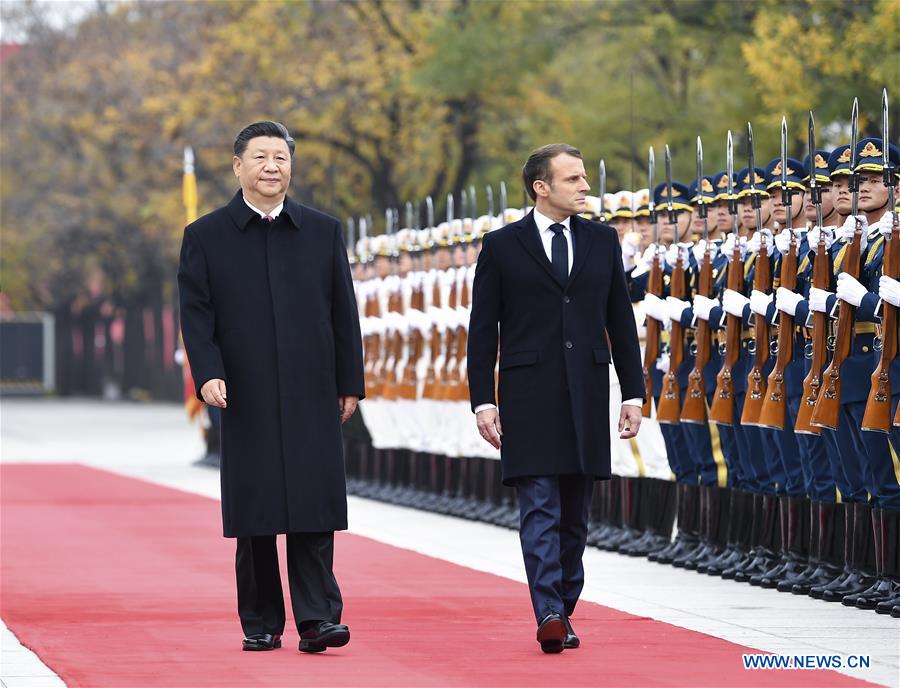 CHINA-BEIJING-XI JINPING-FRANCE-MACRON-TALKS (CN)