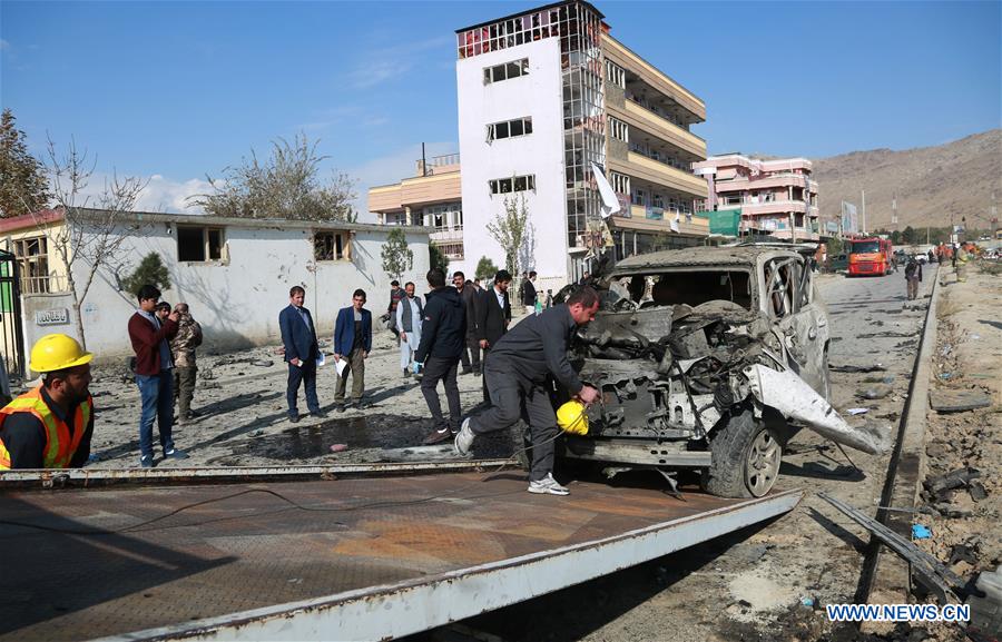 AFGHANISTAN-KABUL-CAR BOMB