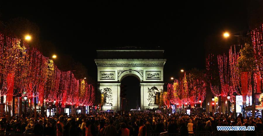 FRANCE-PARIS-CHAMPS-ELYSEES-CHRISTMAS ILLUMINATIONS