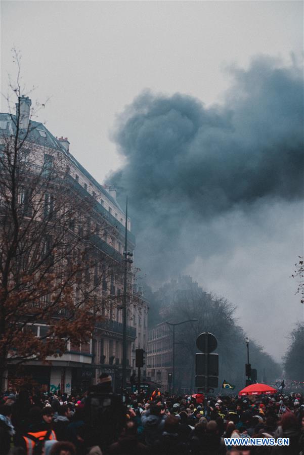 FRANCE-PARIS-PROTESTS-PENSION REGIME-OVERHAUL