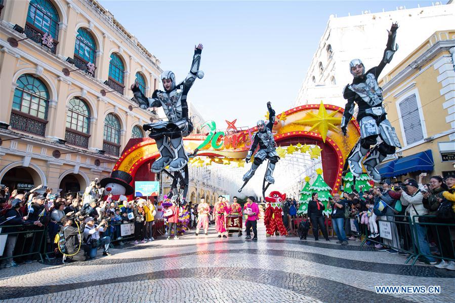 CHINA-MACAO-PARADE-CELEBRATION (CN)