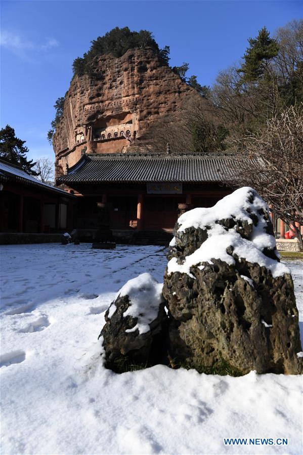 CHINA-GANSU-MAIJI MOUNTAIN GROTTOES (CN)