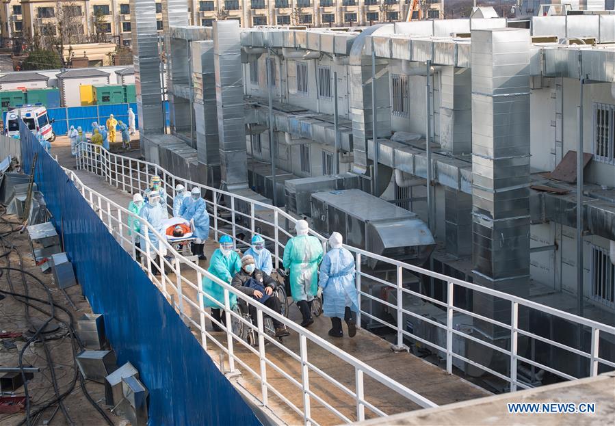 CHINA-HUBEI-WUHAN-HUOSHENSHAN HOSPITAL-PATIENTS (CN)