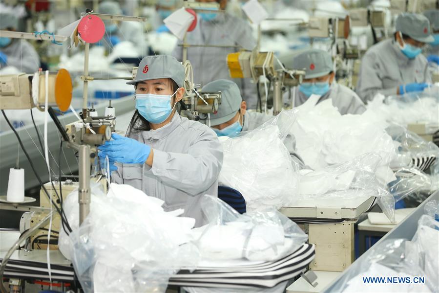 CHINA-SHANDONG-QINGDAO-NCP-FACE MASK-PRODUCTION (CN)