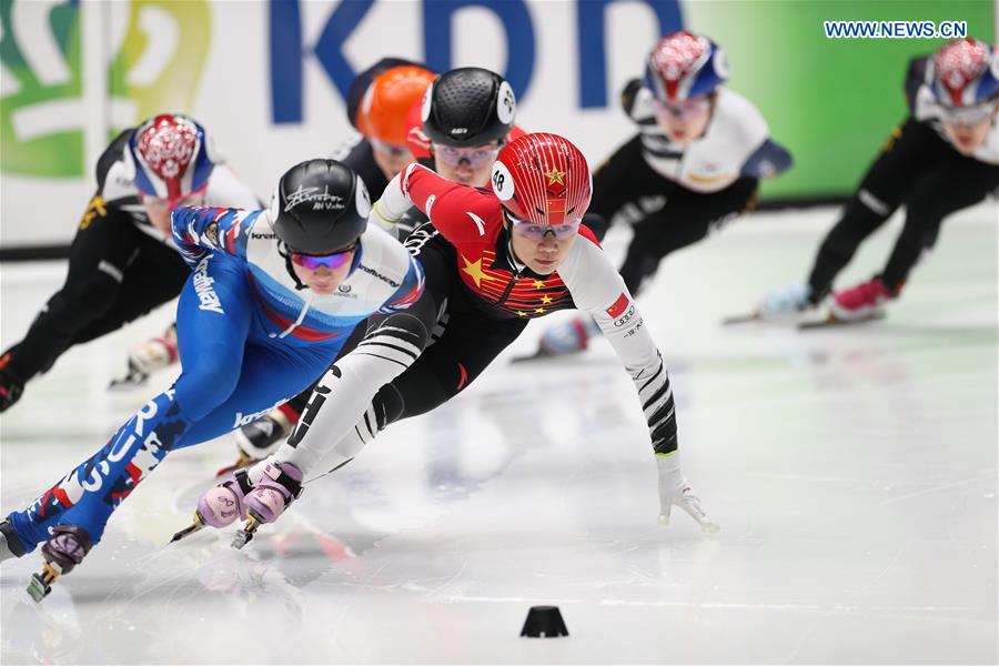 (SP)THE NETHERLANDS-DORDRECHT-ISU WORLD CUP-SHORT TRACK