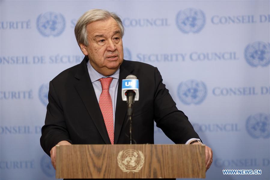 UN-ANTONIO GUTERRES-PRESS ENCOUNTER-SYRIA