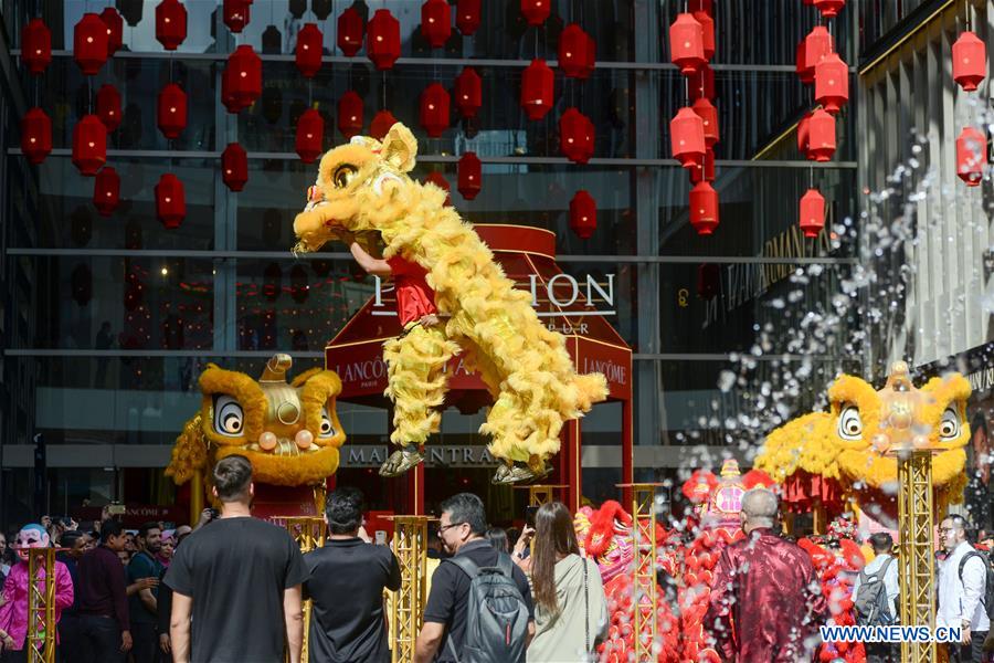 MALAYSIA-KUALA LUMPUR-CHINESE NEW YEAR-DECORATION