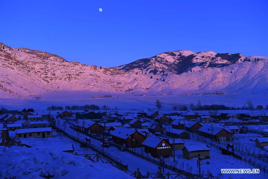 CHINA-XINJIANG-KOKTOKAY-WINTER SCENERY (CN)