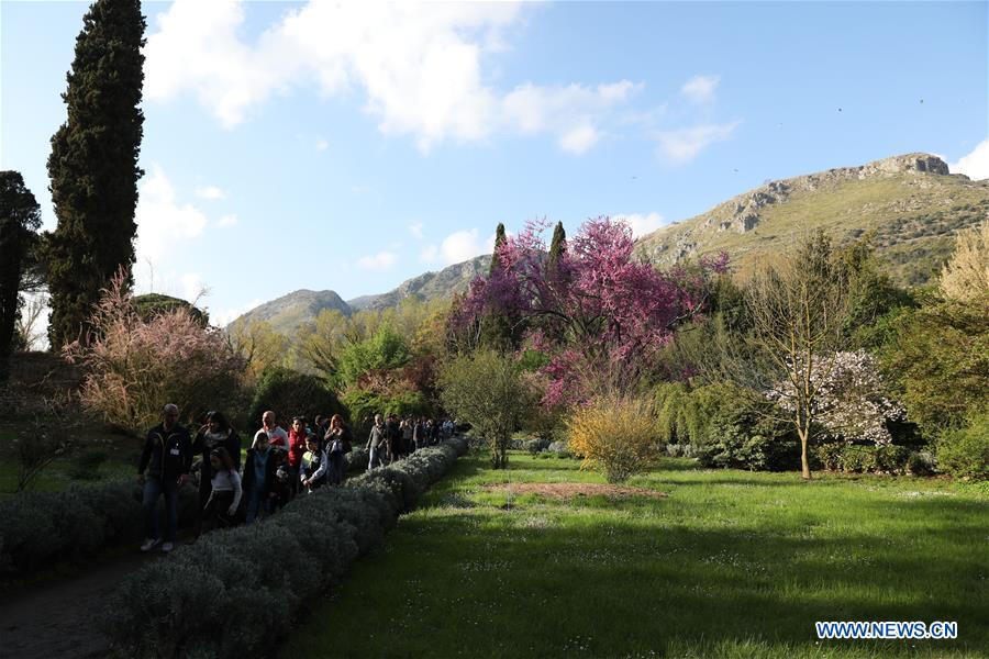 ITALY-CISTERNA-GARDEN OF NINFA