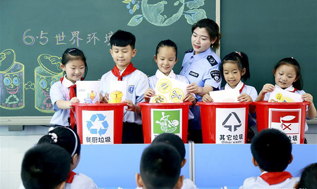 Various activities held across China to raise people's awareness of garbage sorting