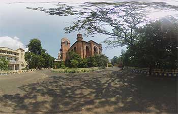 360 panorama: Landmarks in Chennai, India