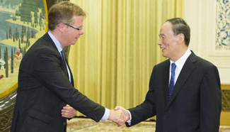 Wang Qishan meets Danish delegation in Beijing