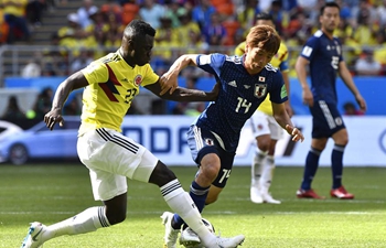 World Cup: Japan defeats Colombia 2-1