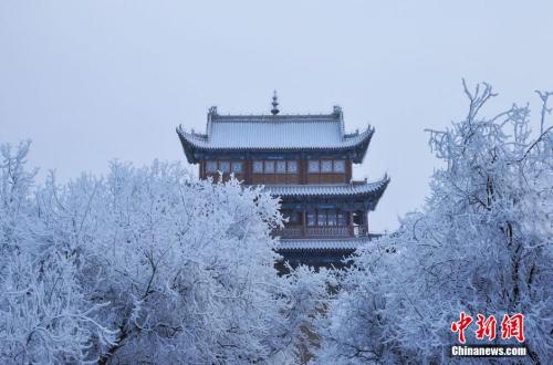 资料图：小寒时节，甘肃嘉峪关市迎来了一场大雪。师永红 摄