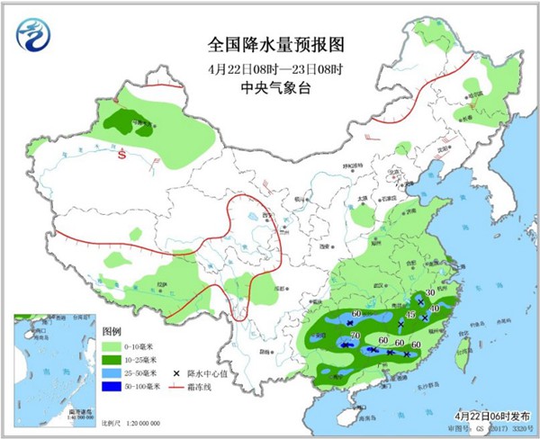 南方降水重心移至江南 西北再上30℃