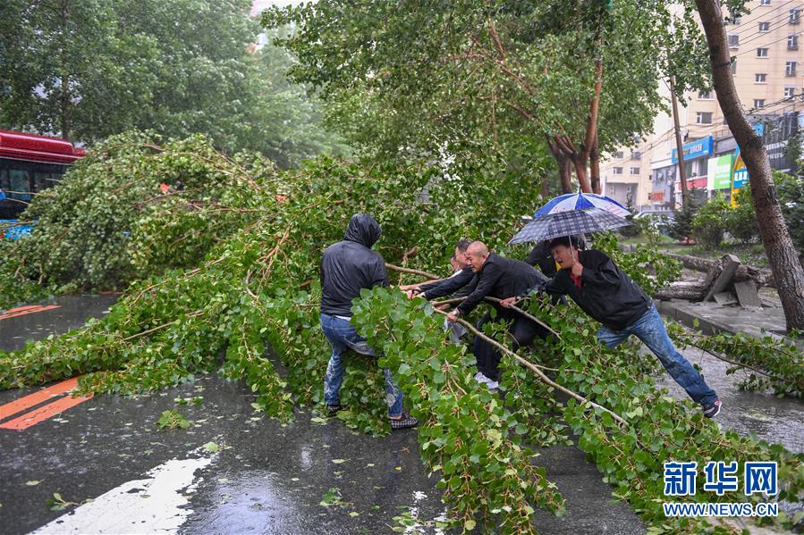 （环境）（1）受台风“美莎克”影响 吉林发布暴雨橙色预警信号